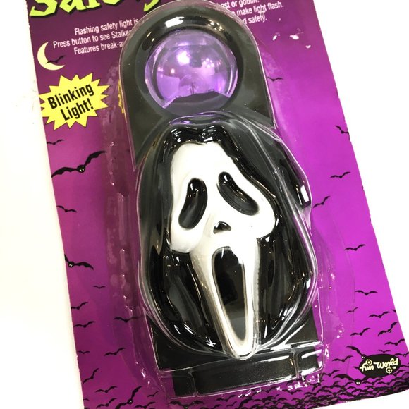 Safety Light Scream Ghost Face  Fun World Easter Unlimited VTG NWT NOS - Picture 3 of 11